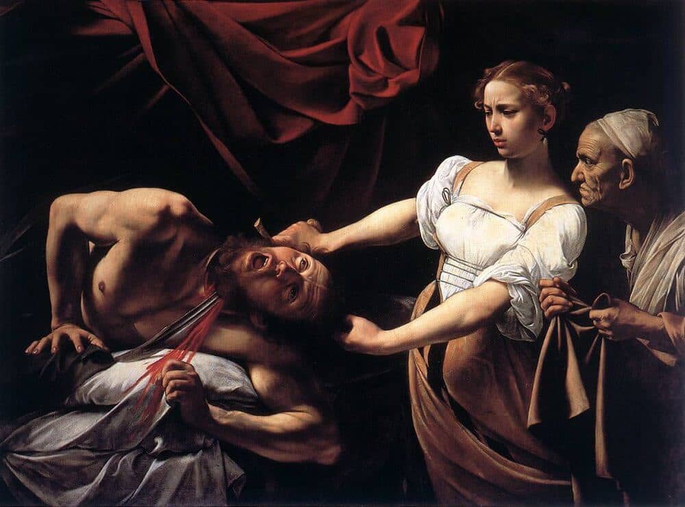 Judith Holofernes’in Kafasını Keserken